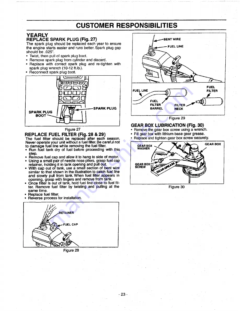 Craftsman 358.798470 Operator'S Manual Download Page 23