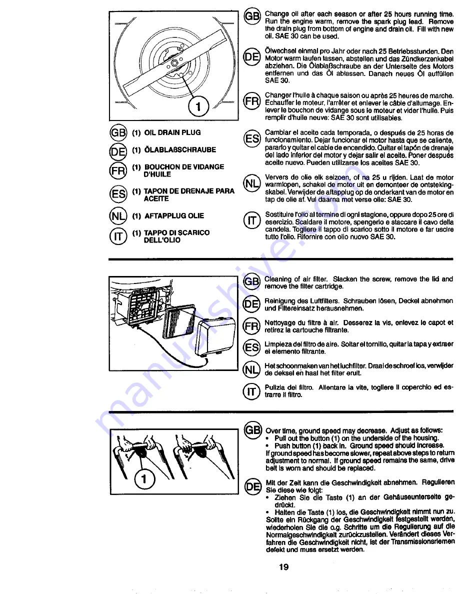 Craftsman 37142 Instruction Manual Download Page 19