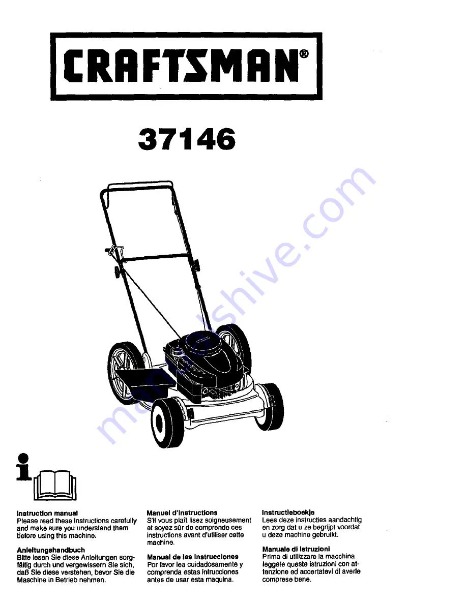 Craftsman 37146 Instruction Manual Download Page 1