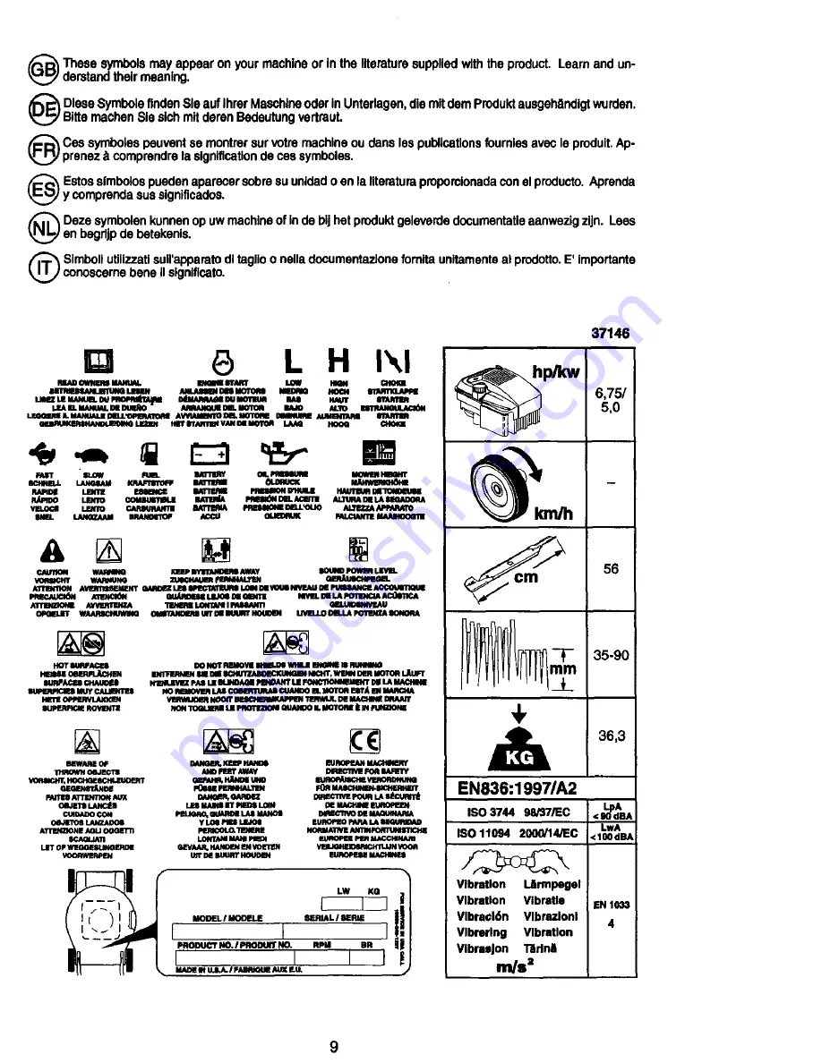 Craftsman 37146 Instruction Manual Download Page 9