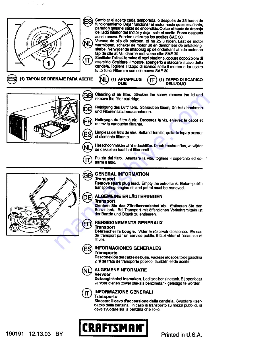 Craftsman 37146 Instruction Manual Download Page 16