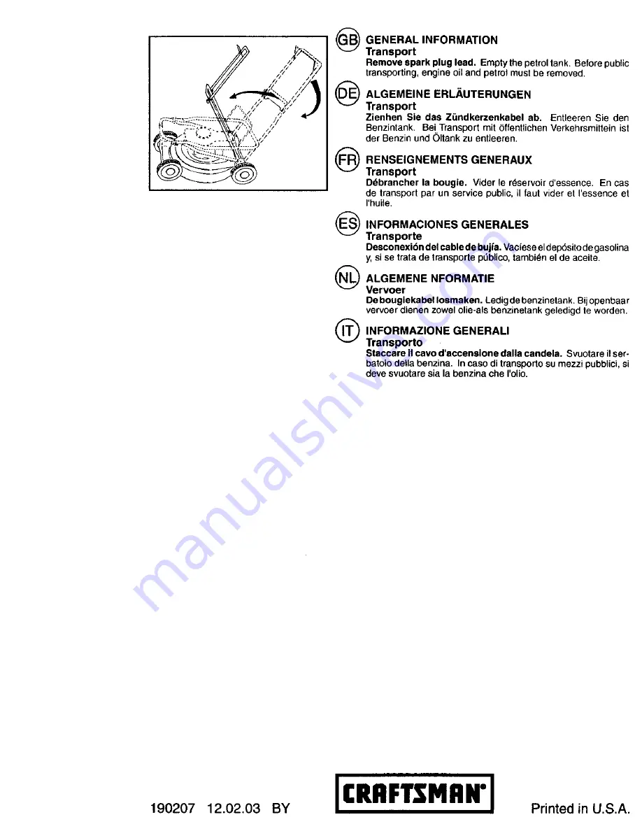 Craftsman 37148 Instruction Manual Download Page 20