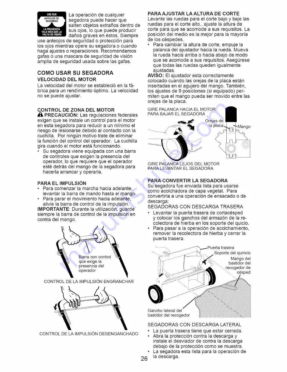 Craftsman 37415 Owner'S Manual Download Page 26