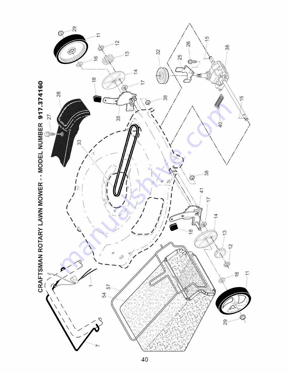 Craftsman 37416 Owner'S Manual Download Page 40