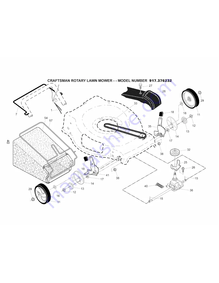 Craftsman 37623 Owner'S Manual Download Page 40