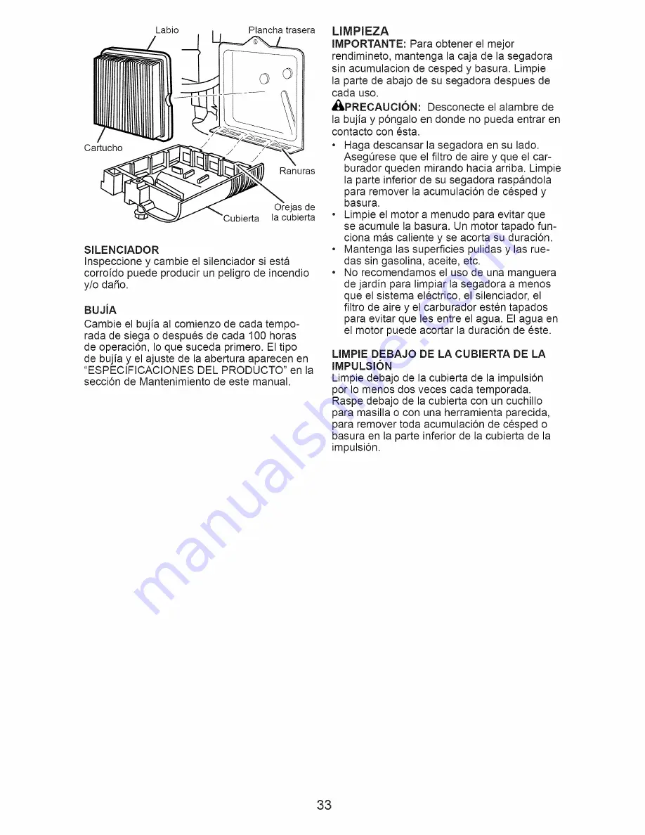 Craftsman 37640 Скачать руководство пользователя страница 33