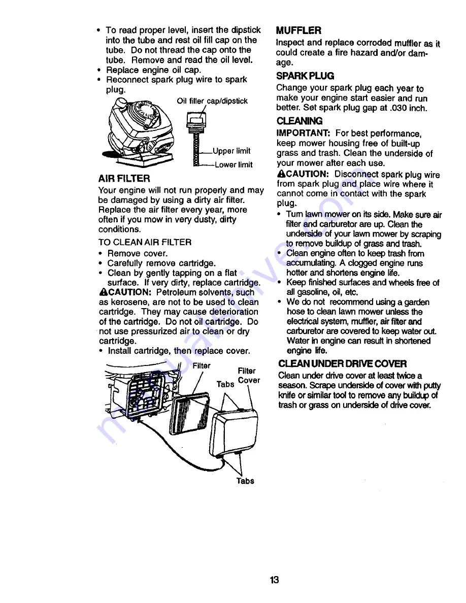 Craftsman 37948 Owner'S Manual Download Page 13