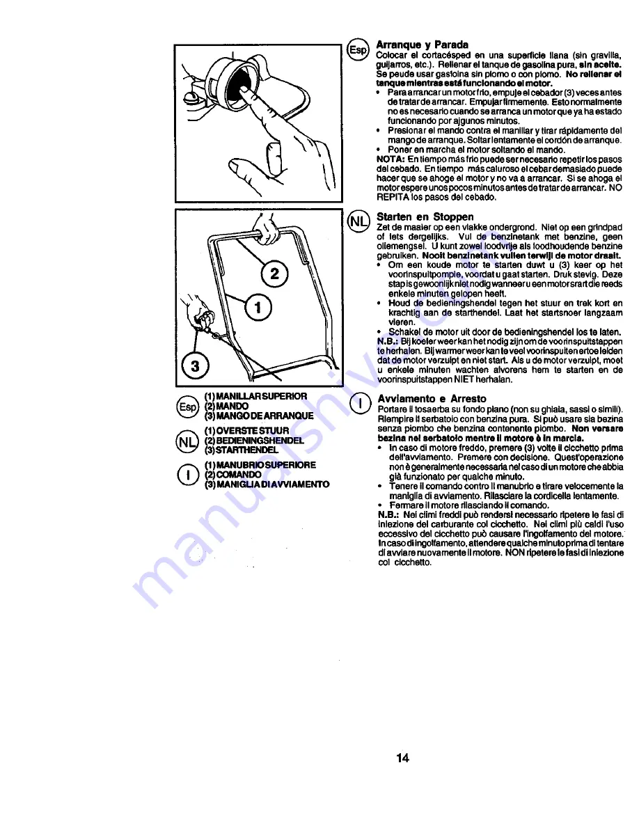 Craftsman 38105 Instruction Manual Download Page 14