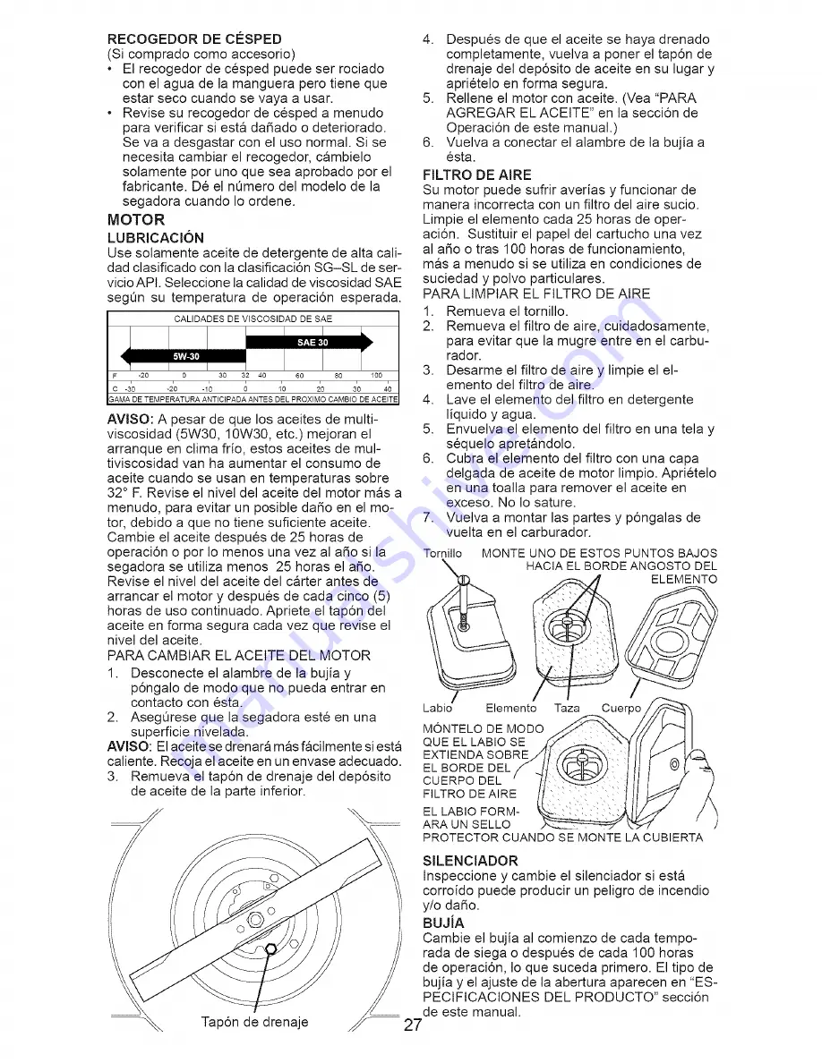 Craftsman 38514 Скачать руководство пользователя страница 27