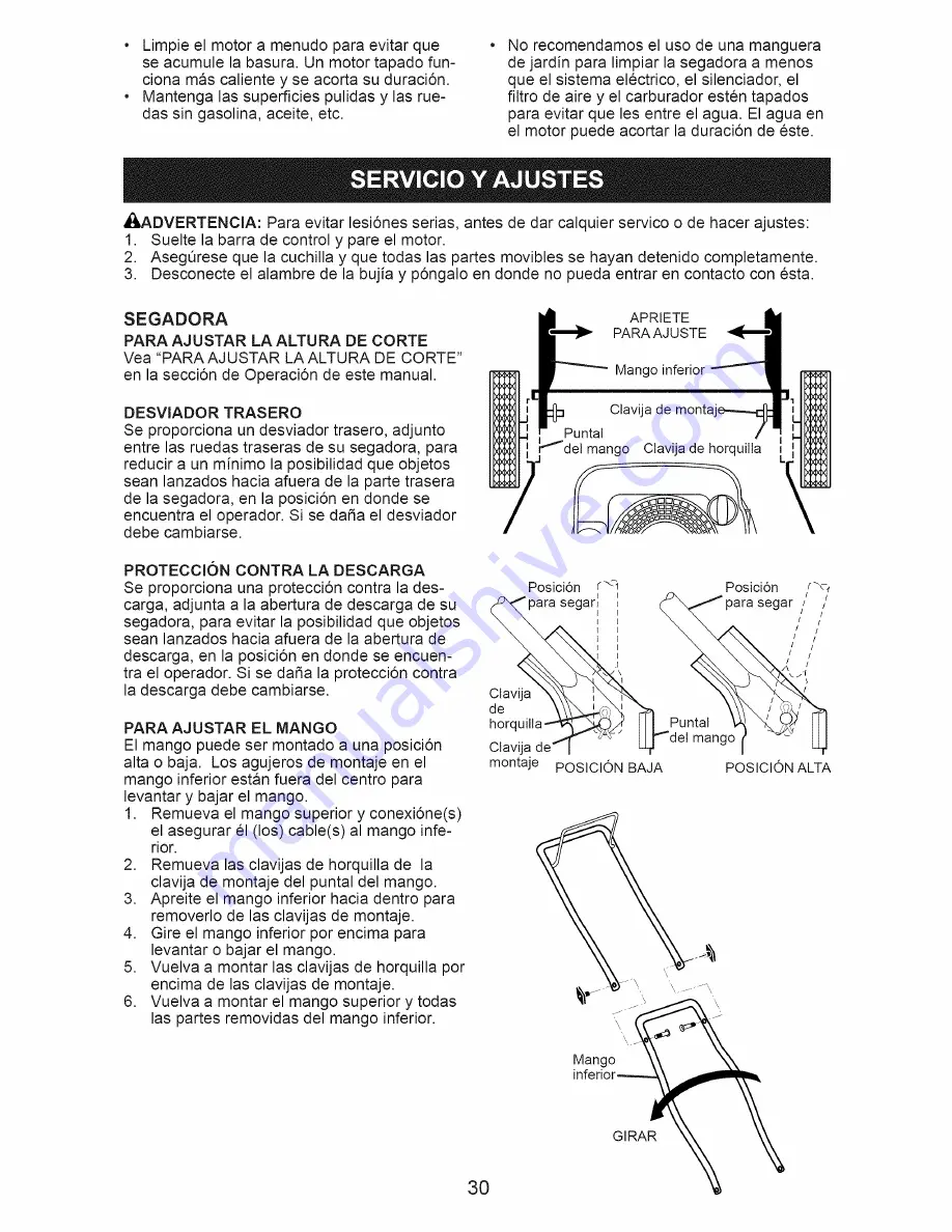 Craftsman 38527 Owner'S Manual Download Page 30