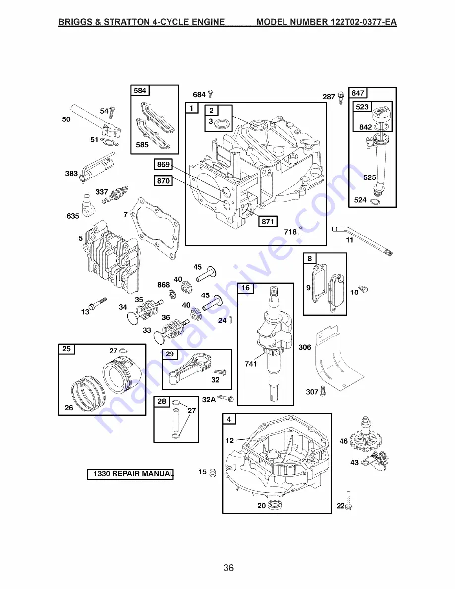 Craftsman 38527 Скачать руководство пользователя страница 36