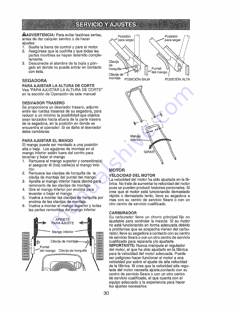 Craftsman 38819 Owner'S Manual Download Page 30