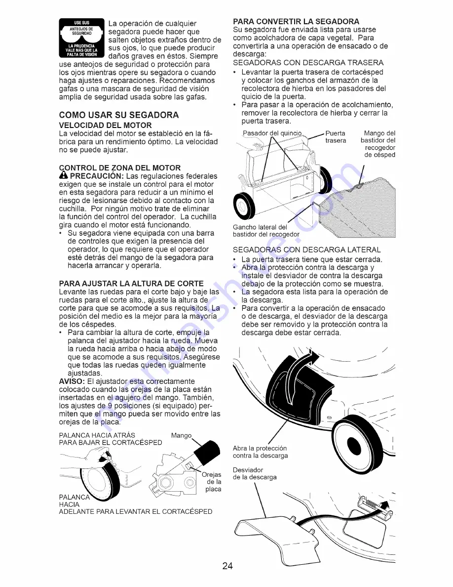 Craftsman 38901 Owner'S Manual Download Page 24