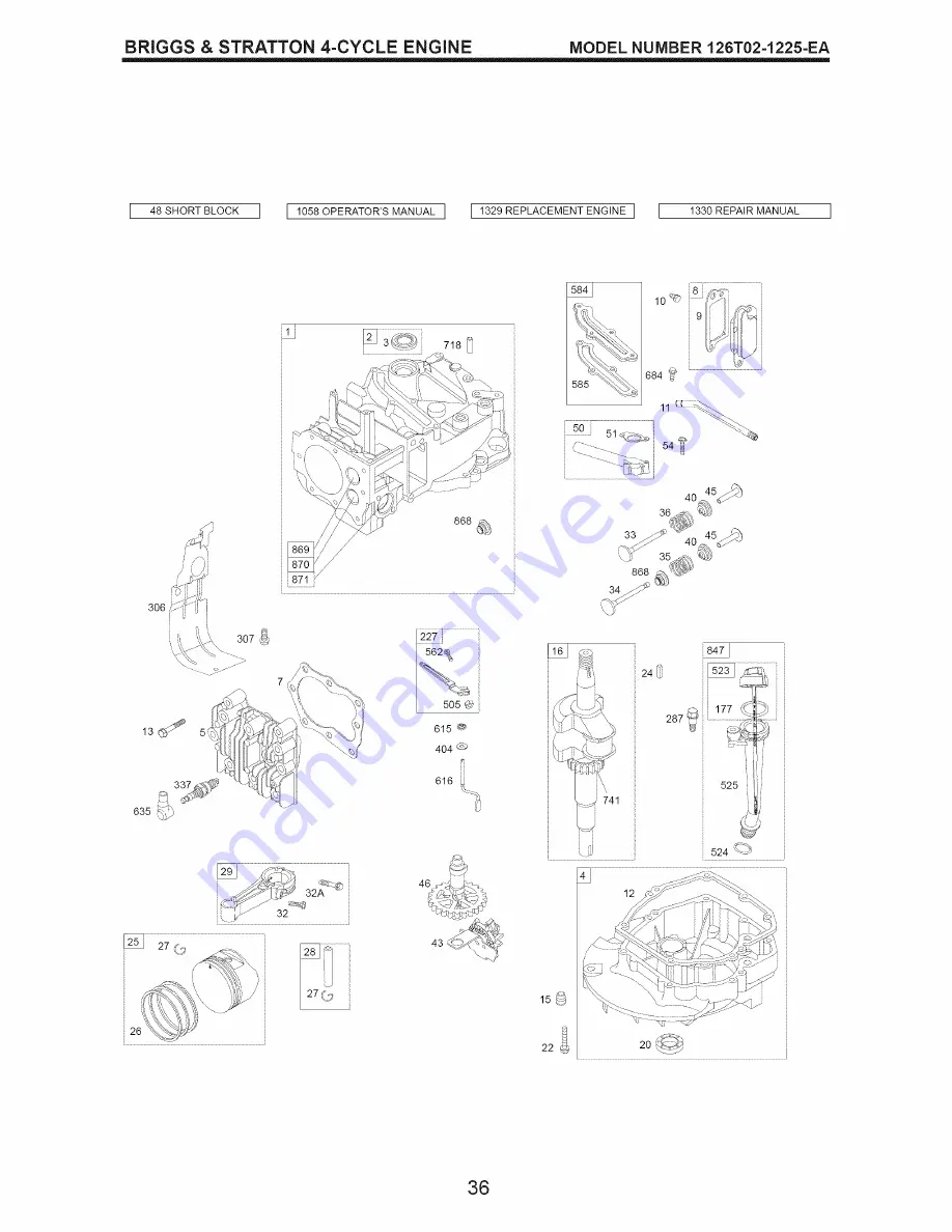 Craftsman 38905 - Rear Bag Push Lawn Mower Owner'S Manual Download Page 36