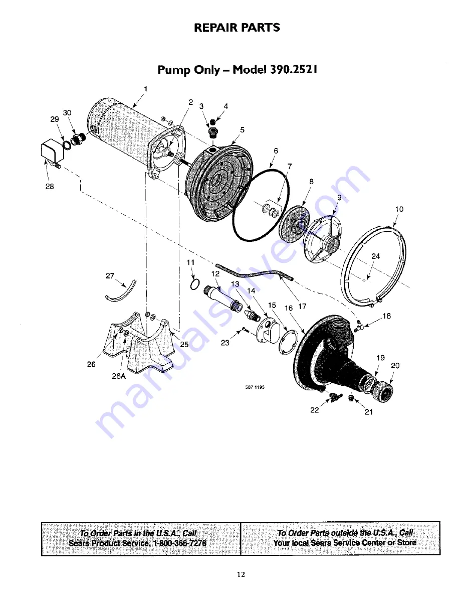 Craftsman 390.2521 Owner'S Manual Download Page 12