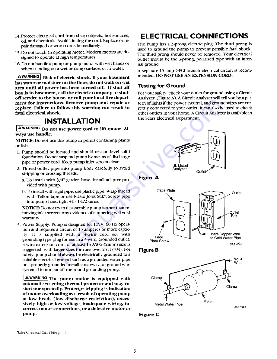 Craftsman 390.269451 Owner'S Manual Download Page 3