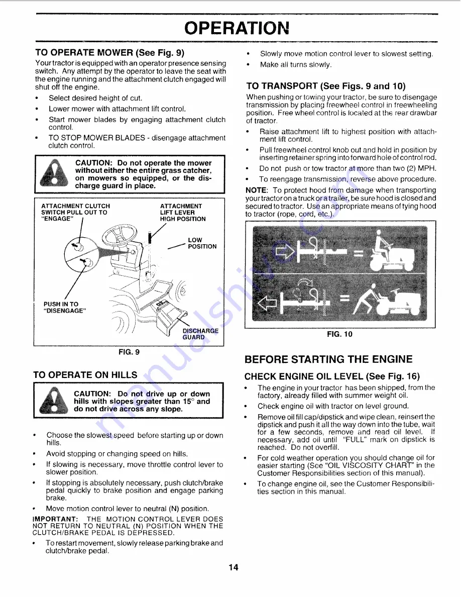 Craftsman 3One 917.252712 Owner'S Manual Download Page 14