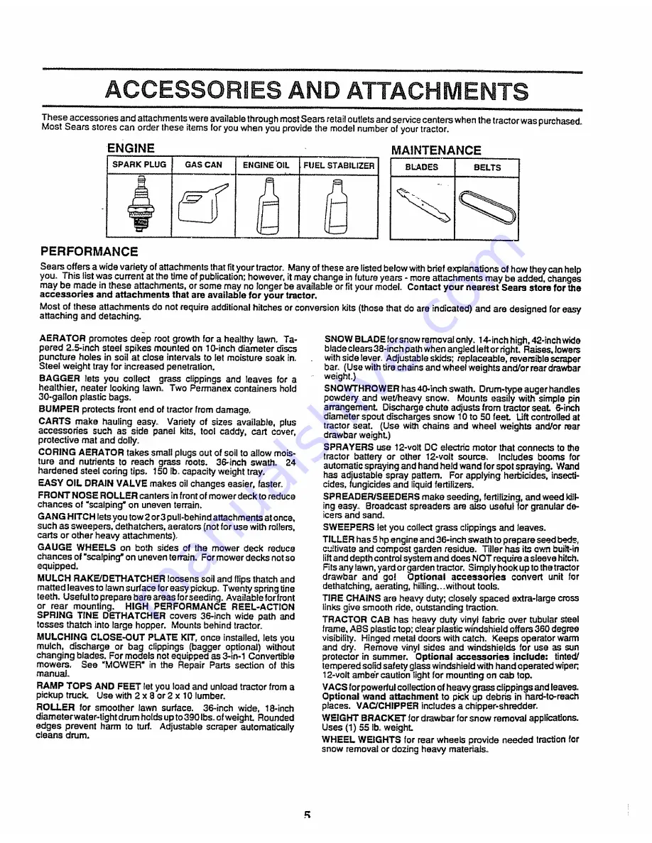 Craftsman 3One 917.257661 Owner'S Manual Download Page 5