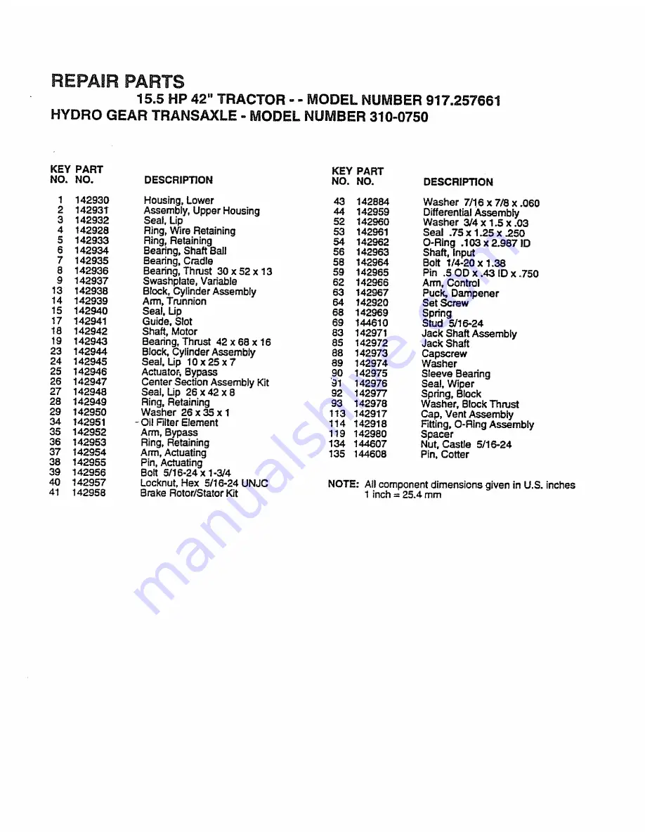 Craftsman 3One 917.257661 Owner'S Manual Download Page 49