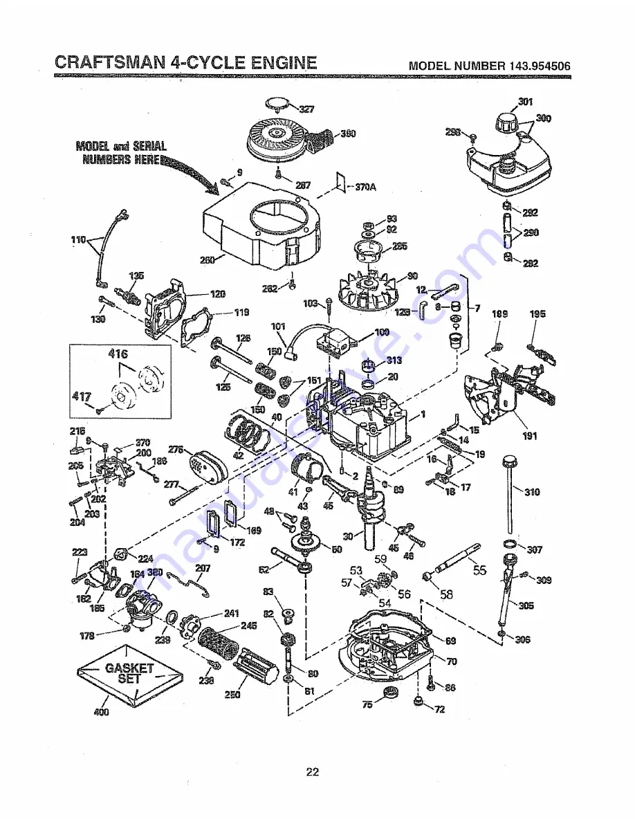 Craftsman 3One 917.372823 Owner'S Manual Download Page 22