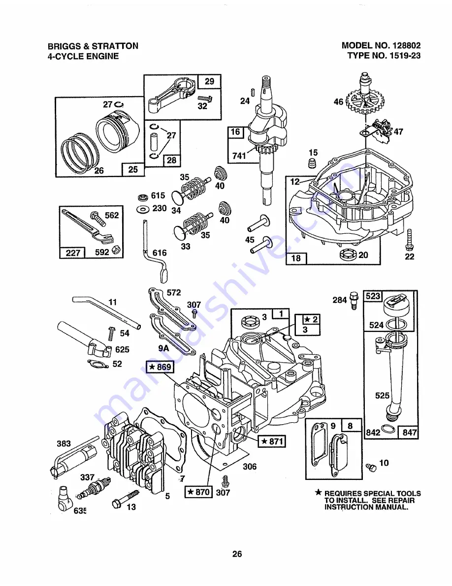 Craftsman 3One 917.372940 Owner'S Manual Download Page 26