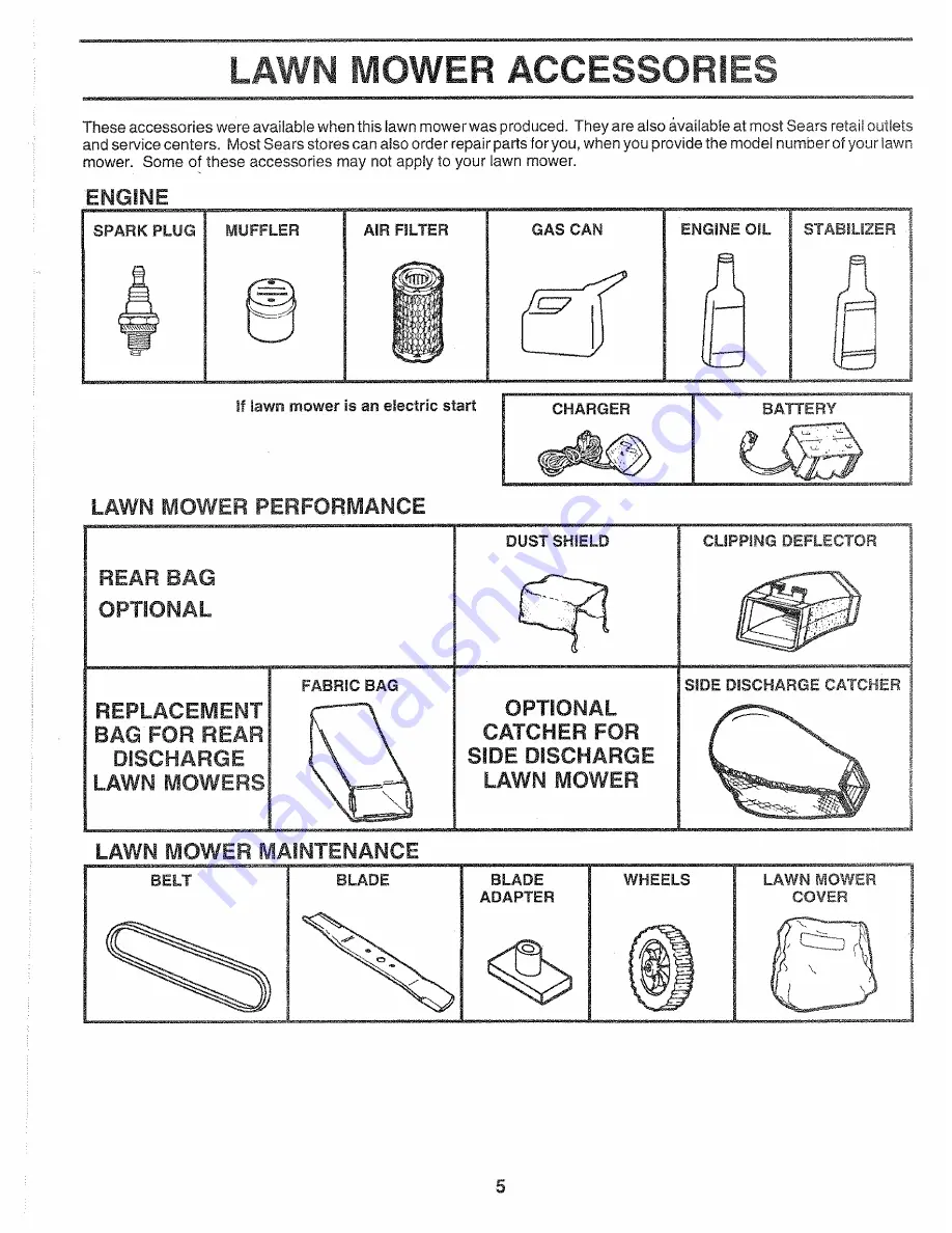 Craftsman 3One 917.373780 Owner'S Manual Download Page 5