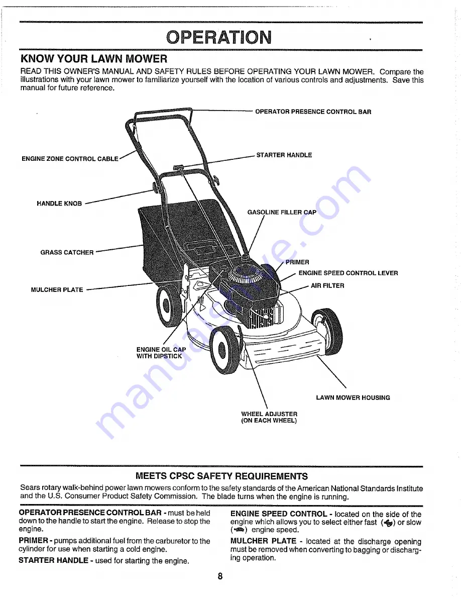 Craftsman 3One 917.382781 Owner'S Manual Download Page 8