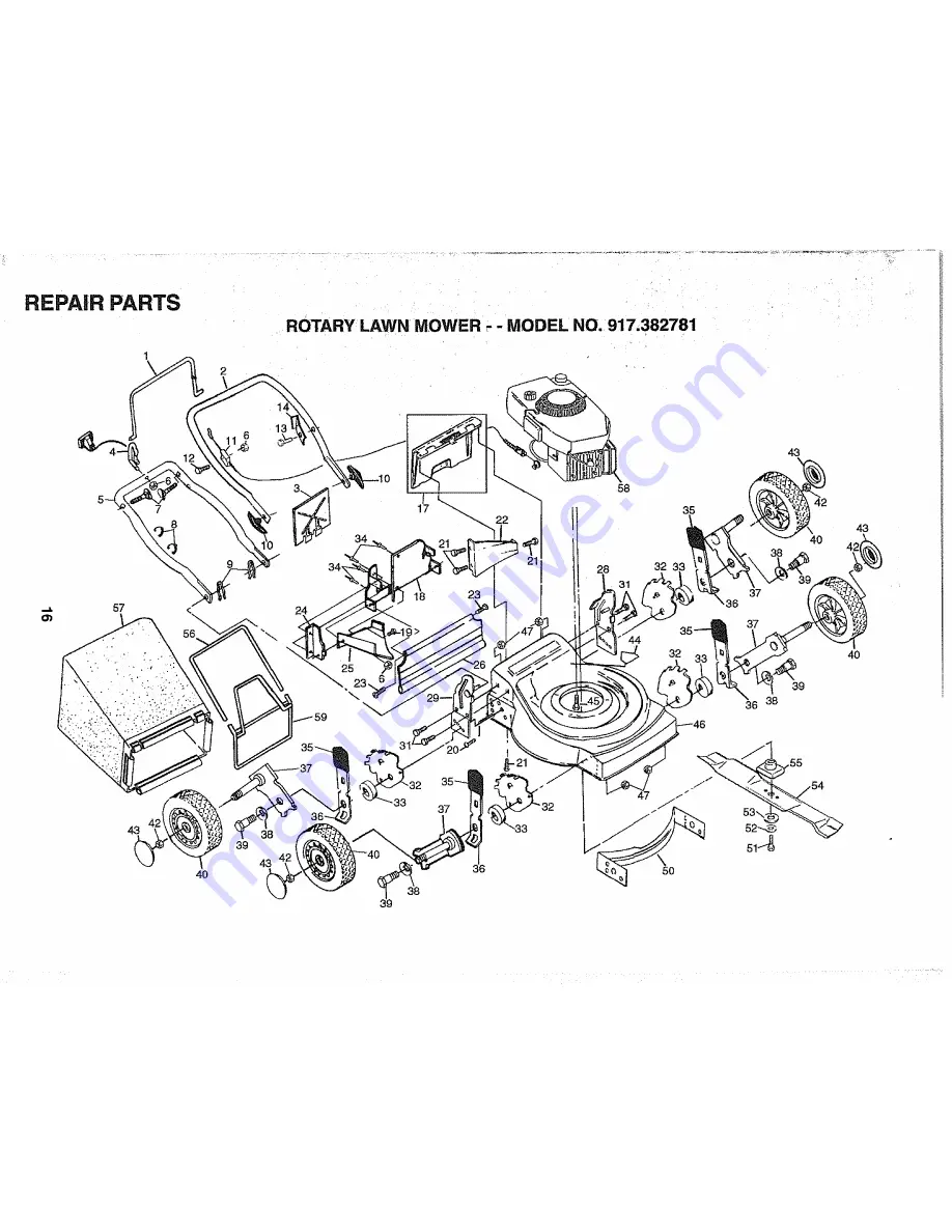 Craftsman 3One 917.382781 Owner'S Manual Download Page 16