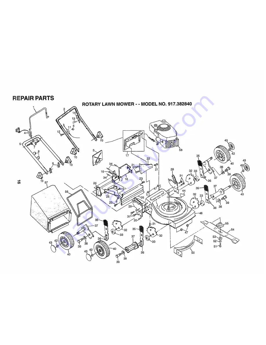 Craftsman 3One 917.382840 Owner'S Manual Download Page 16