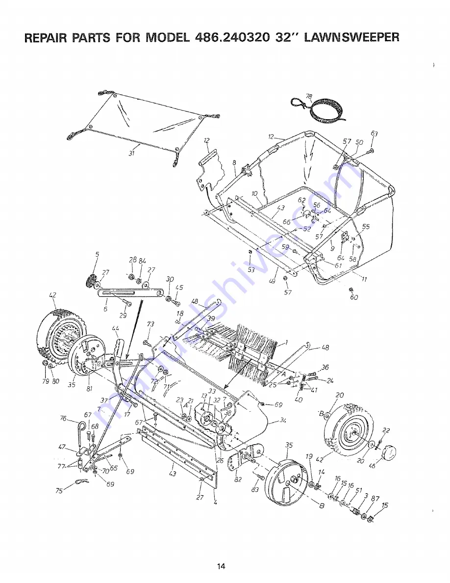 Craftsman 486.240320 Скачать руководство пользователя страница 14