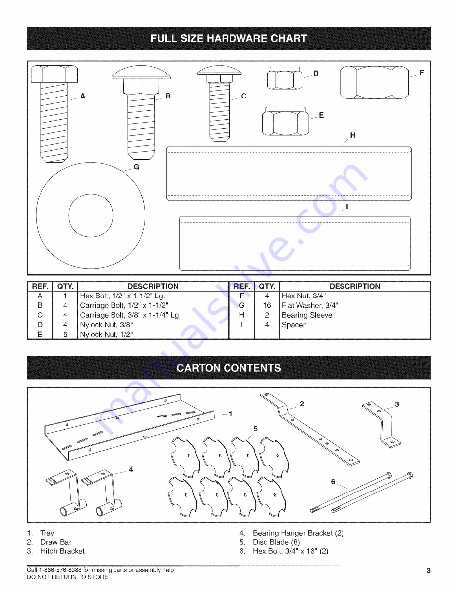 Craftsman 486.24206 Operator'S Manual Download Page 3