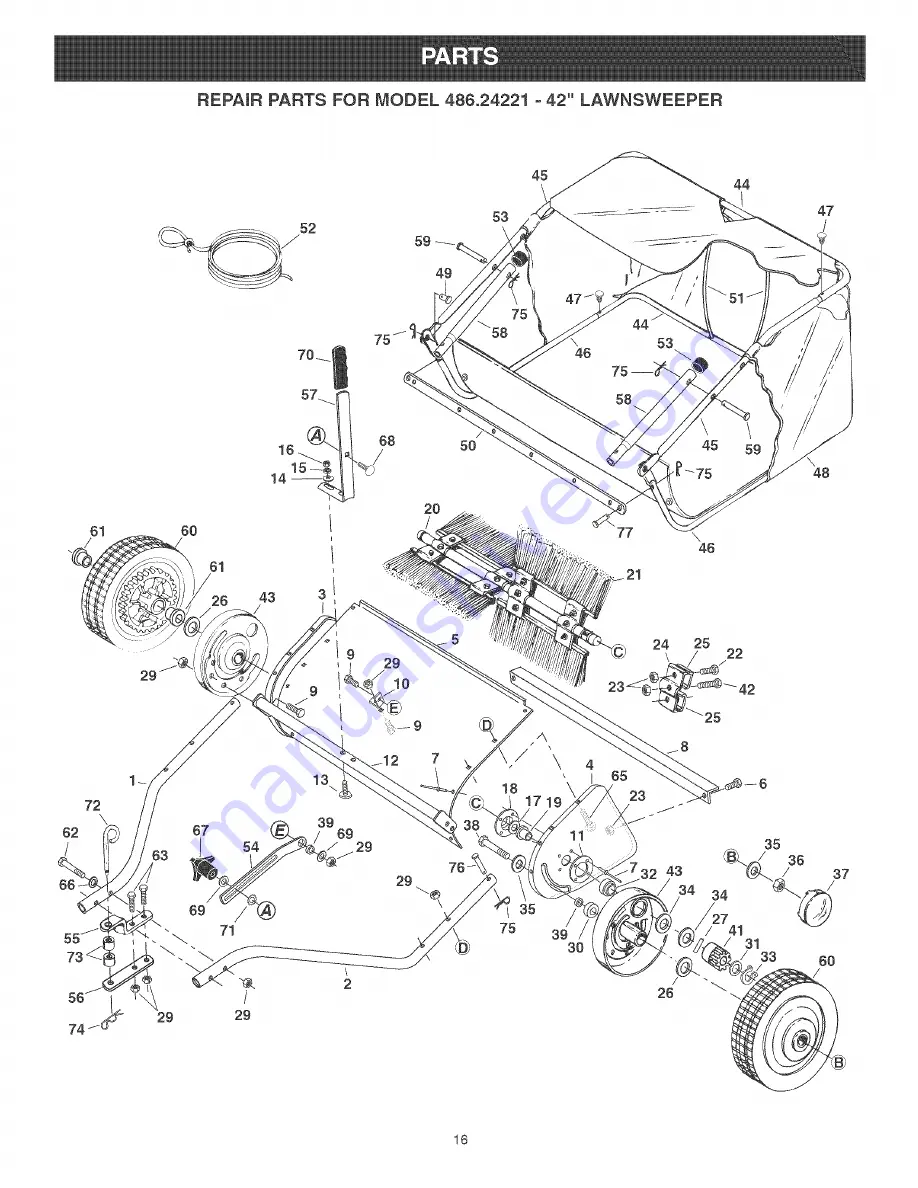 Craftsman 486.24221 Скачать руководство пользователя страница 16