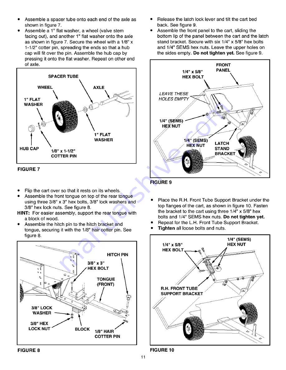 Craftsman 486.24504 Operator'S Manual Download Page 11