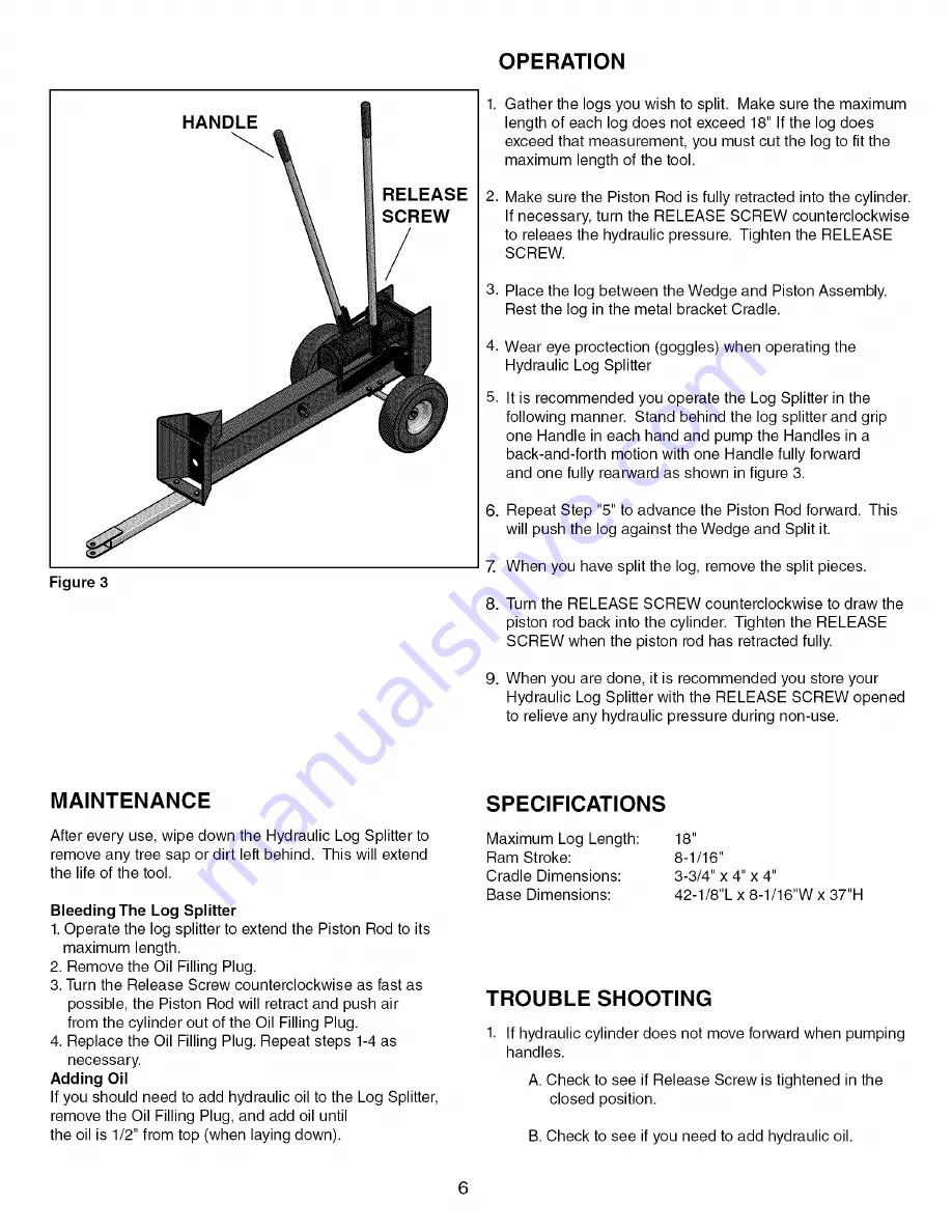 Craftsman 486.24540 Скачать руководство пользователя страница 6