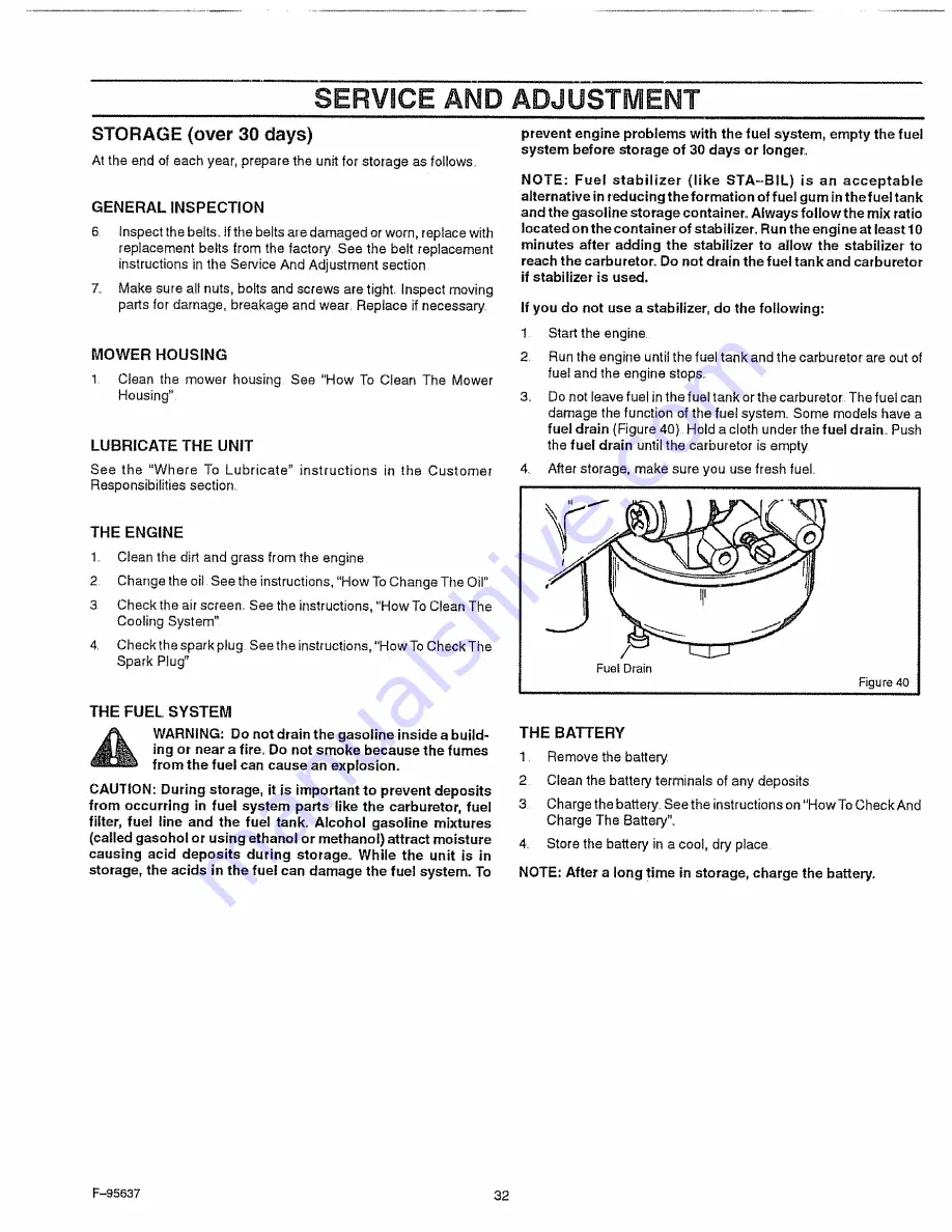 Craftsman 502.251220 Owner'S Manual Download Page 32