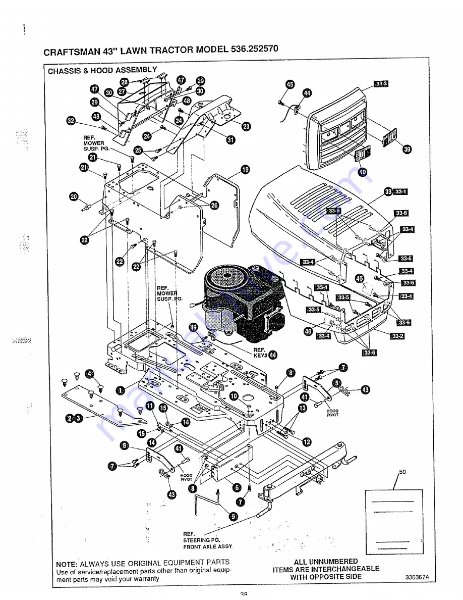 Craftsman 536.252570 Скачать руководство пользователя страница 38