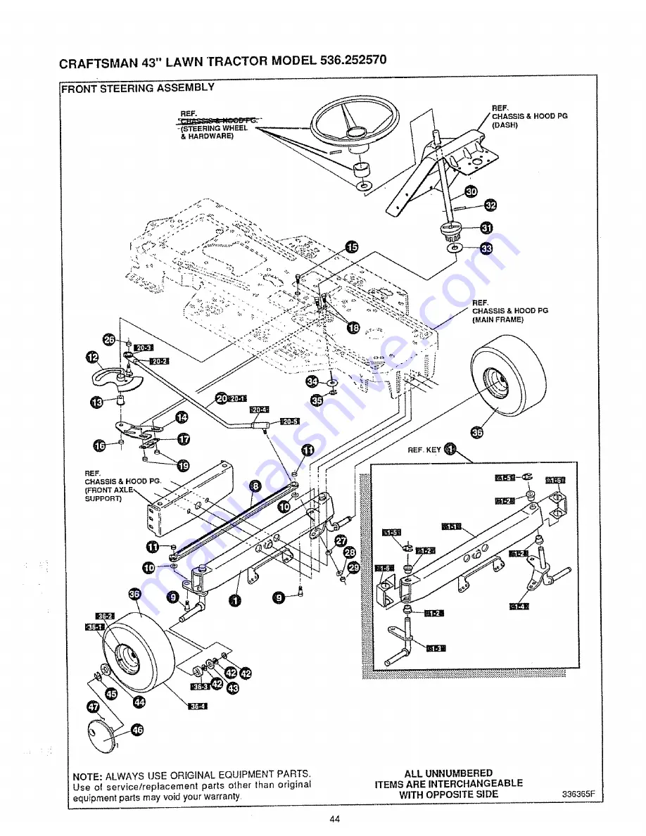 Craftsman 536.252570 Скачать руководство пользователя страница 44