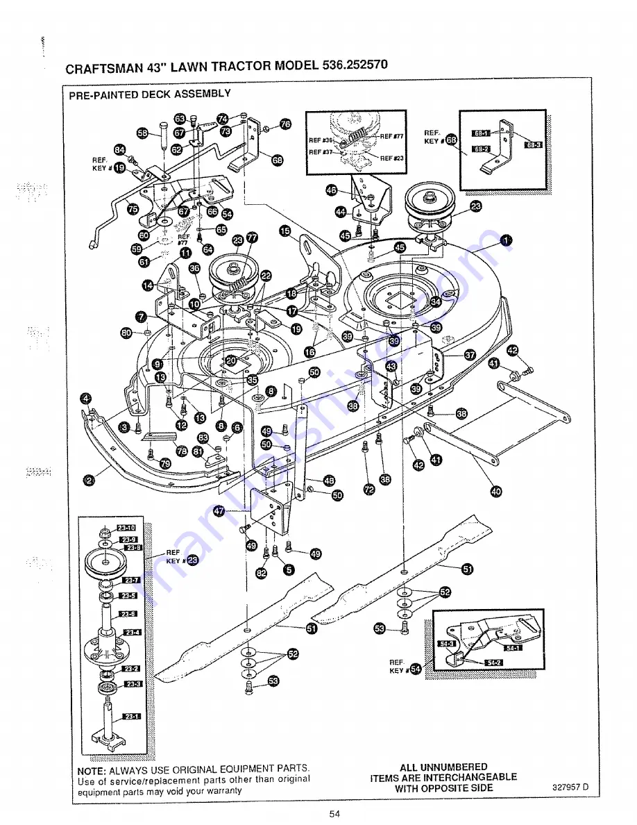 Craftsman 536.252570 Owner'S Manual Download Page 54