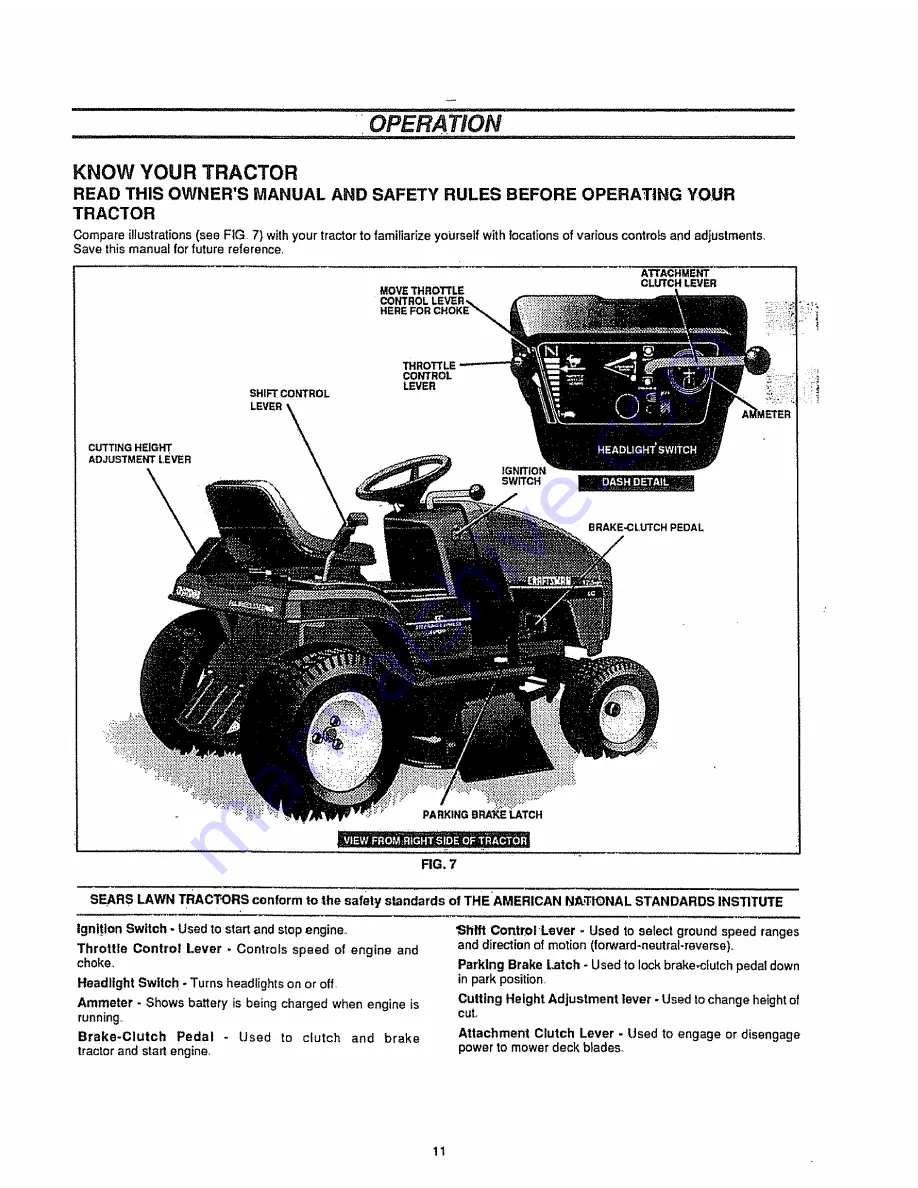 Craftsman 536.255861 Owner'S Manual Download Page 11