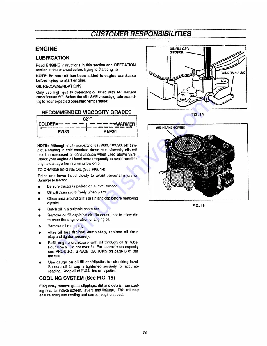 Craftsman 536.255861 Скачать руководство пользователя страница 20