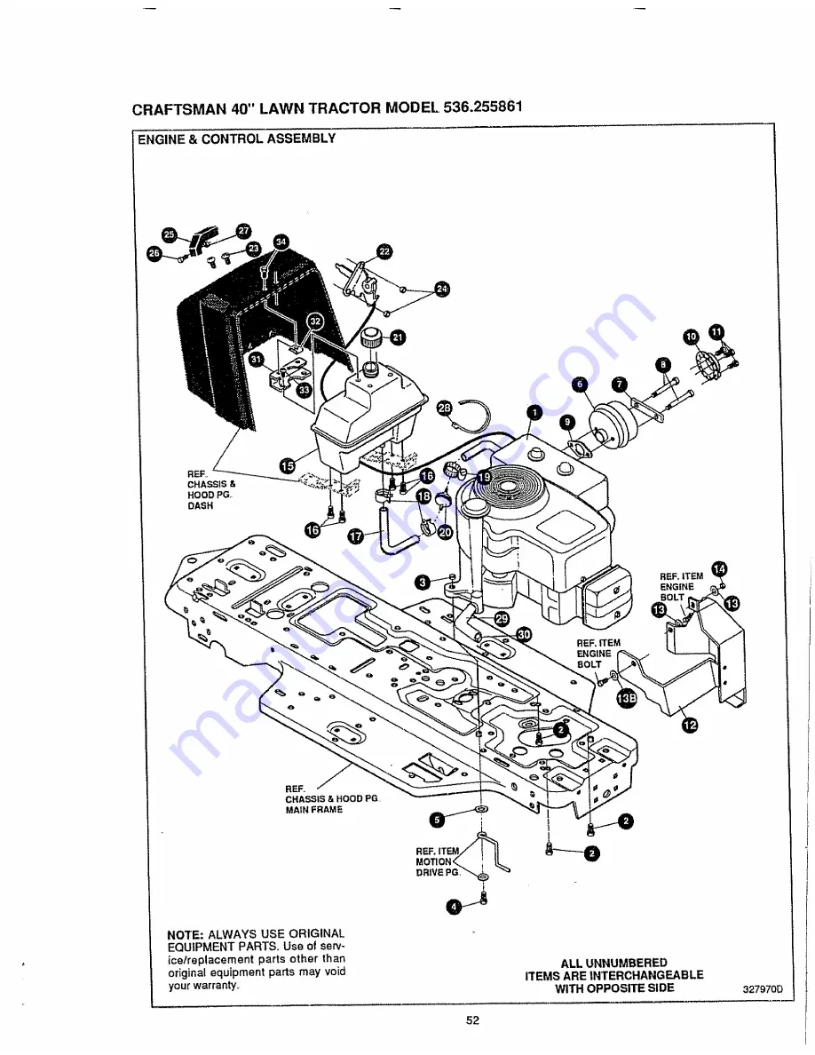 Craftsman 536.255861 Owner'S Manual Download Page 52