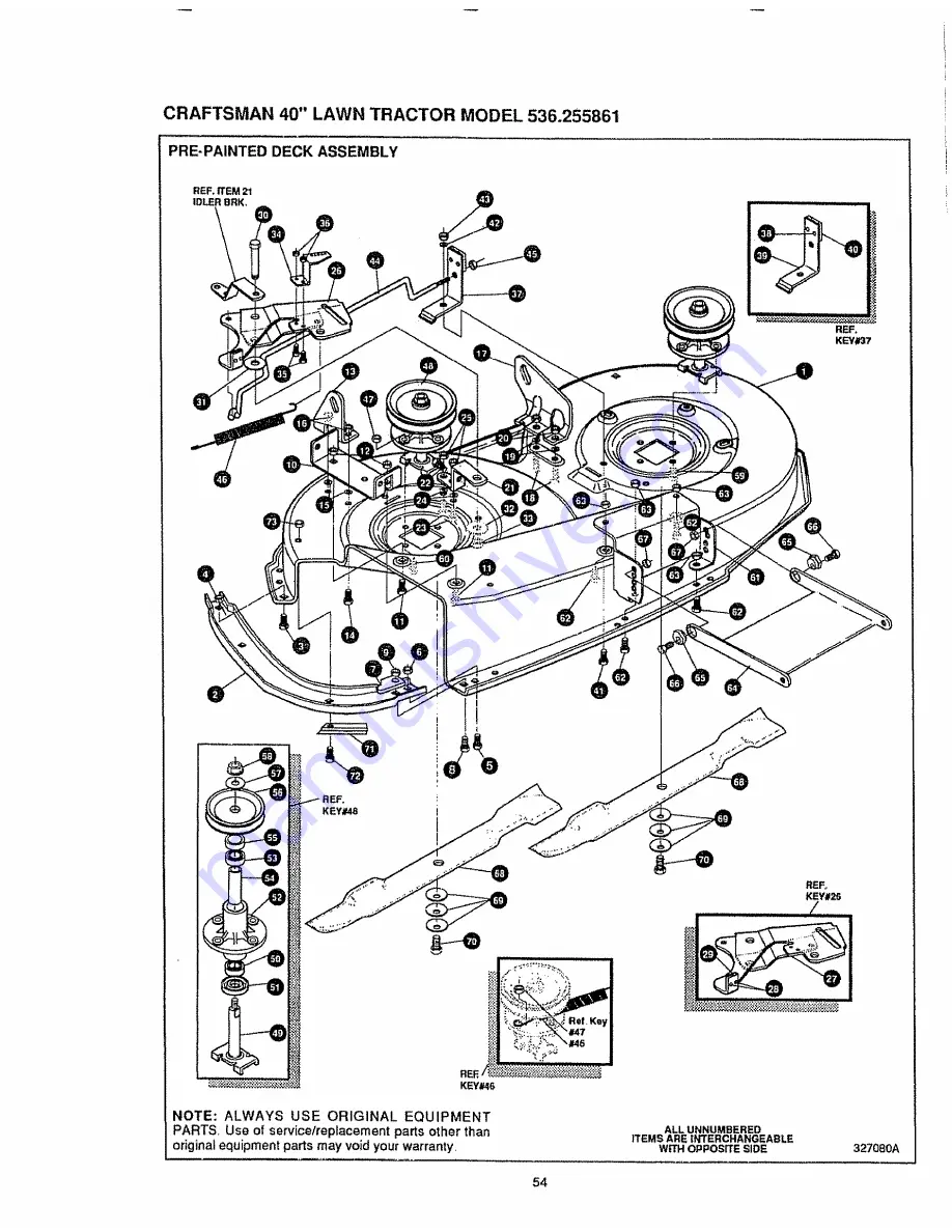 Craftsman 536.255861 Owner'S Manual Download Page 54