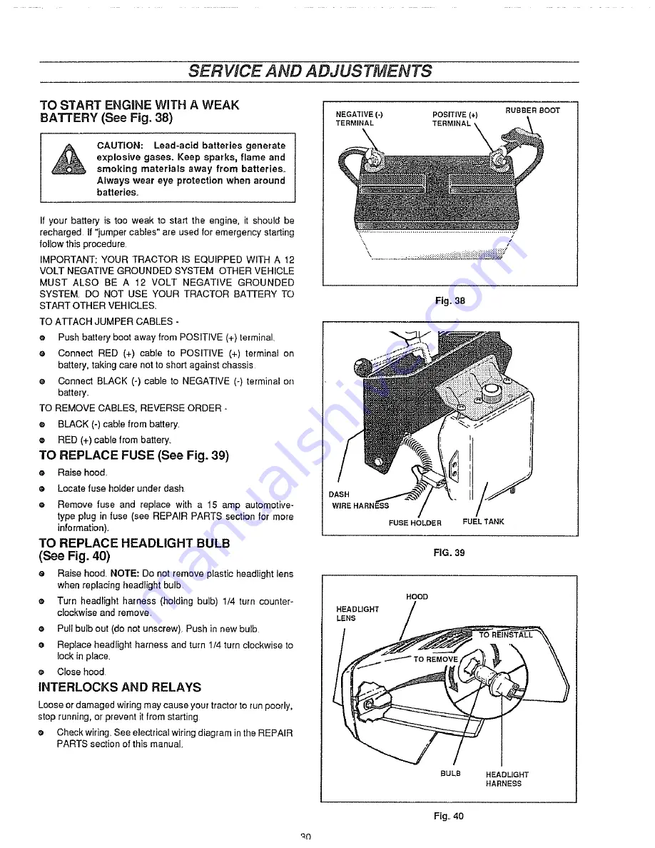 Craftsman 536.257670 Owner'S Manual Download Page 30