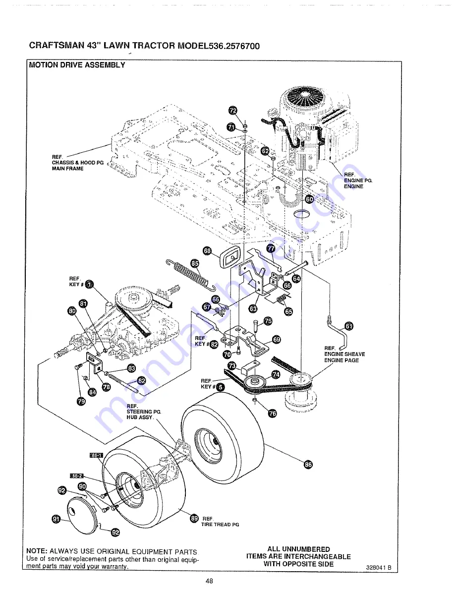 Craftsman 536.257670 Скачать руководство пользователя страница 48