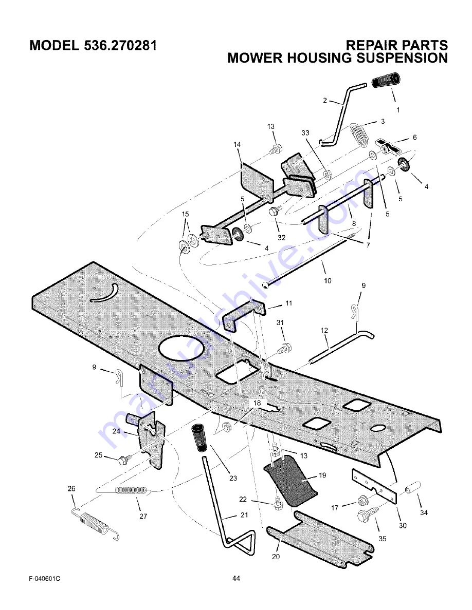 Craftsman 536.270281 Operator'S Manual Download Page 44