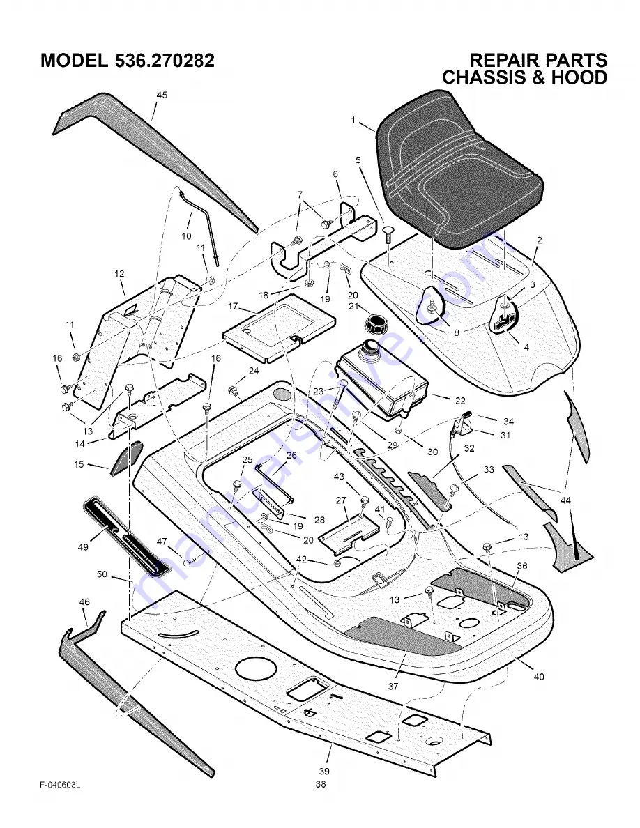 Craftsman 536.270282 Скачать руководство пользователя страница 38