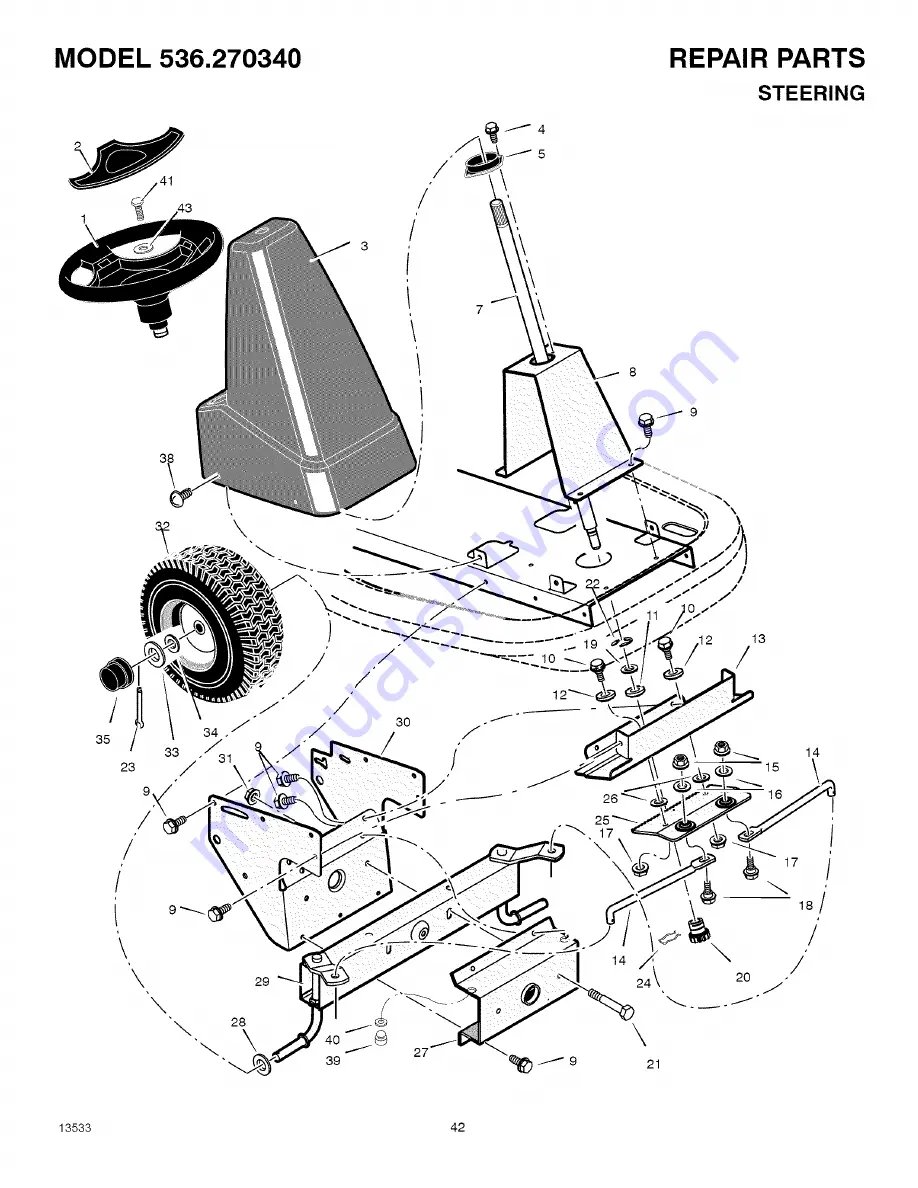 Craftsman 536.270340 Скачать руководство пользователя страница 42