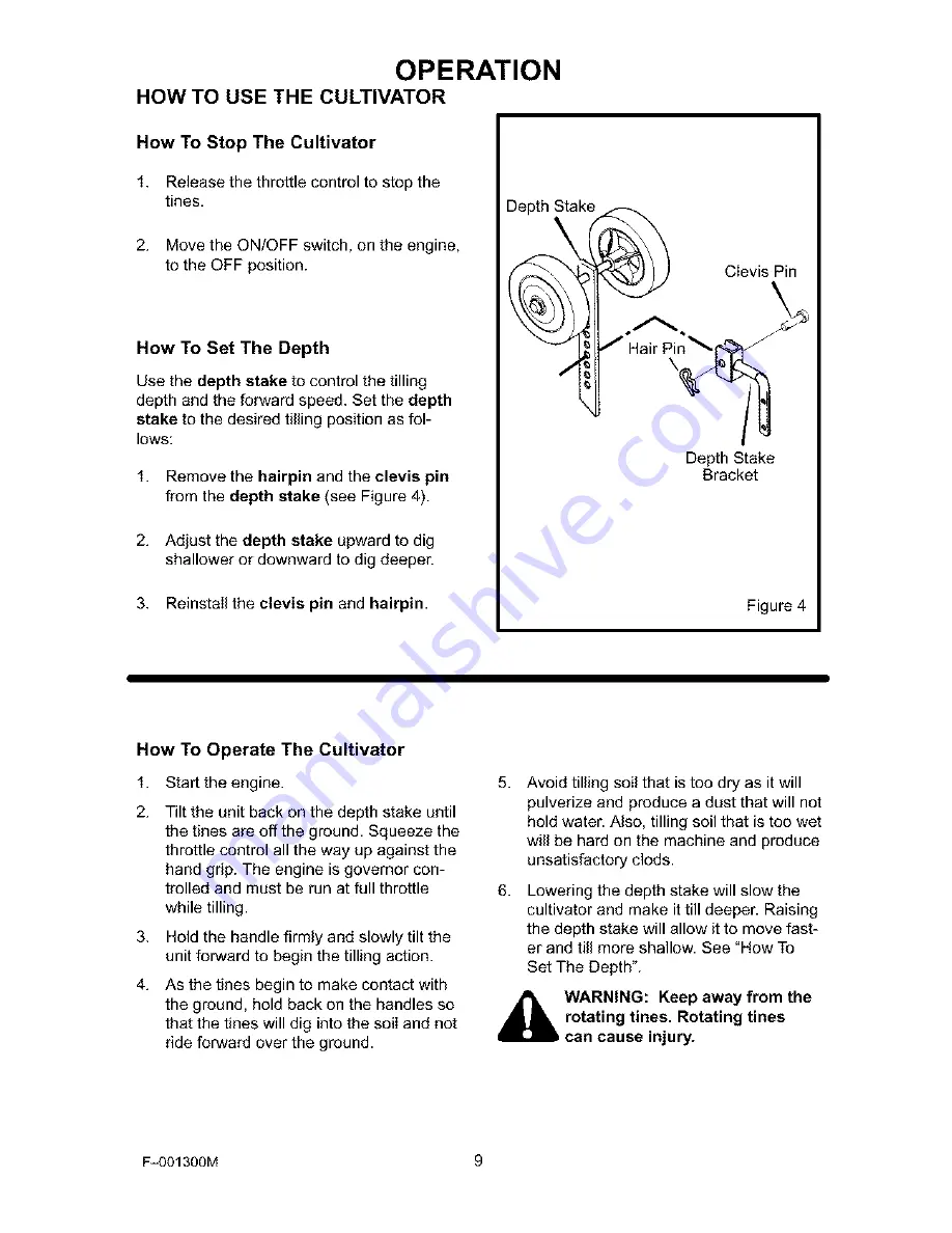 Craftsman 536.292521 Operating Instructions Manual Download Page 9