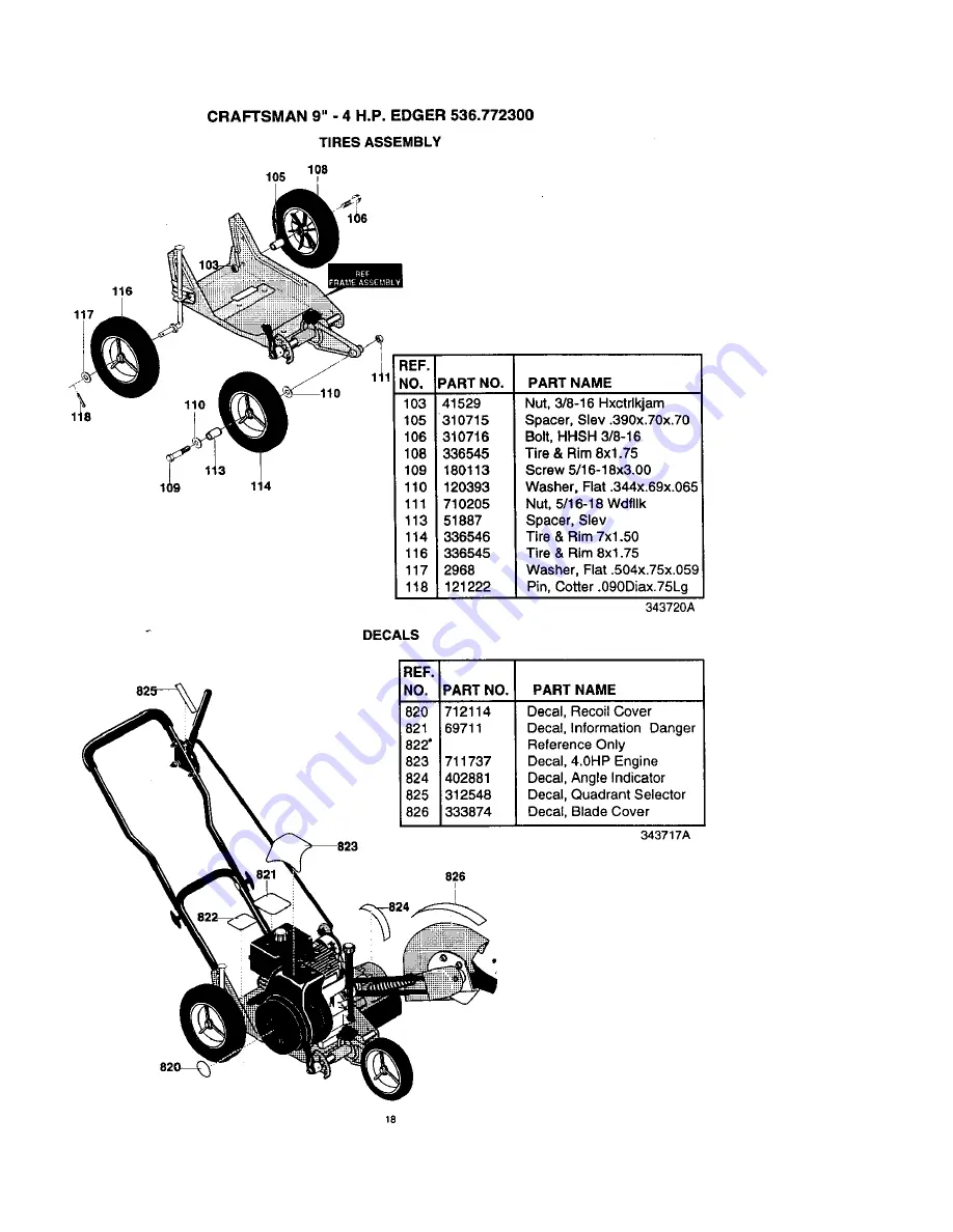 Craftsman 536.772300 Operating Instructions Manual Download Page 18