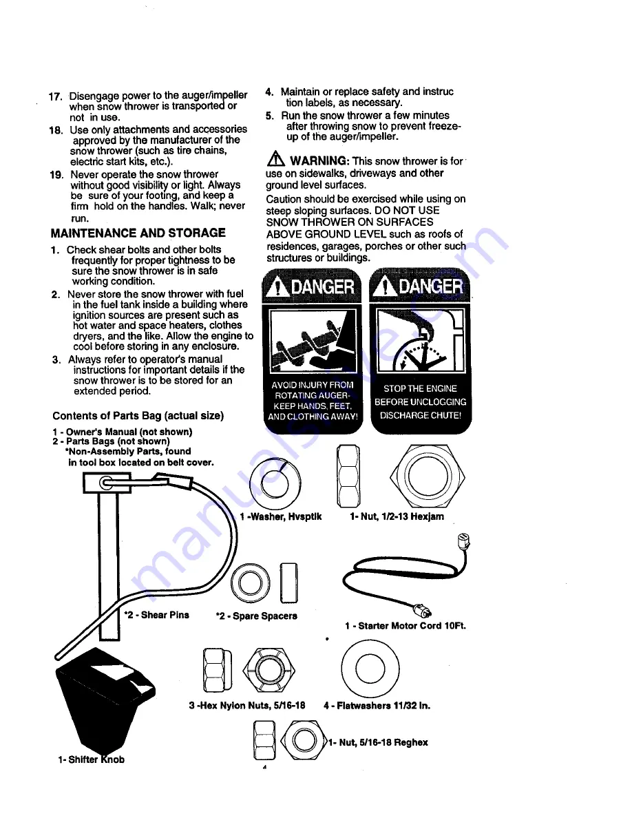 Craftsman 536.88614 Instructions Manual Download Page 4